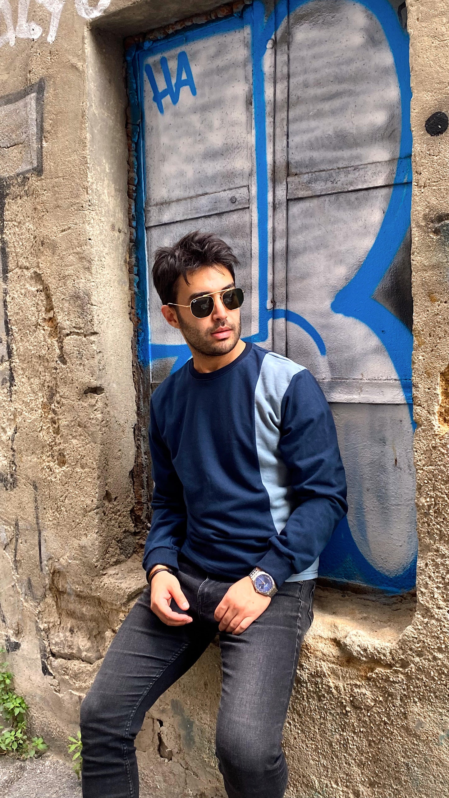 Çizgili Sweatshirt