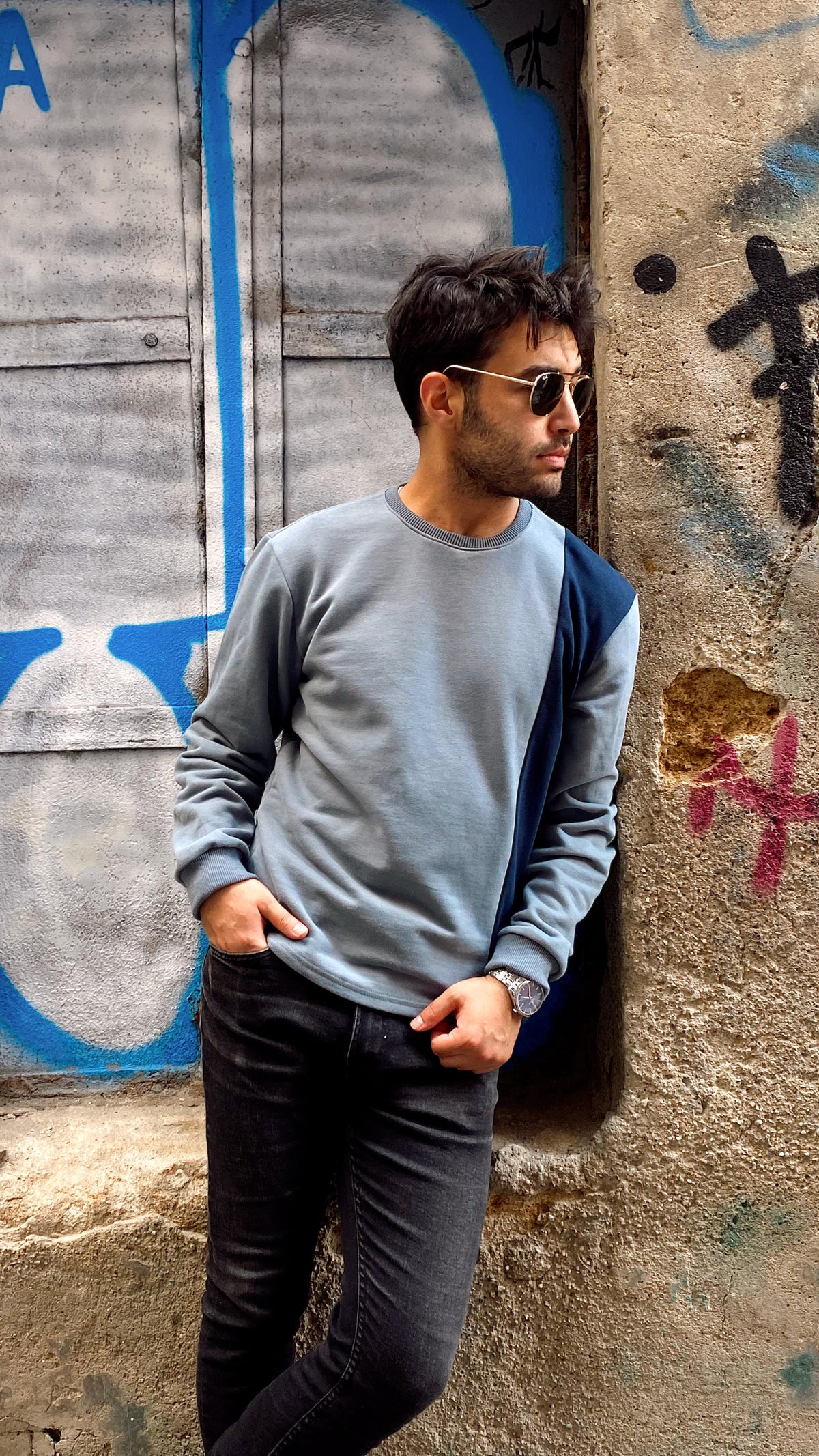 Çizgili Sweathirt