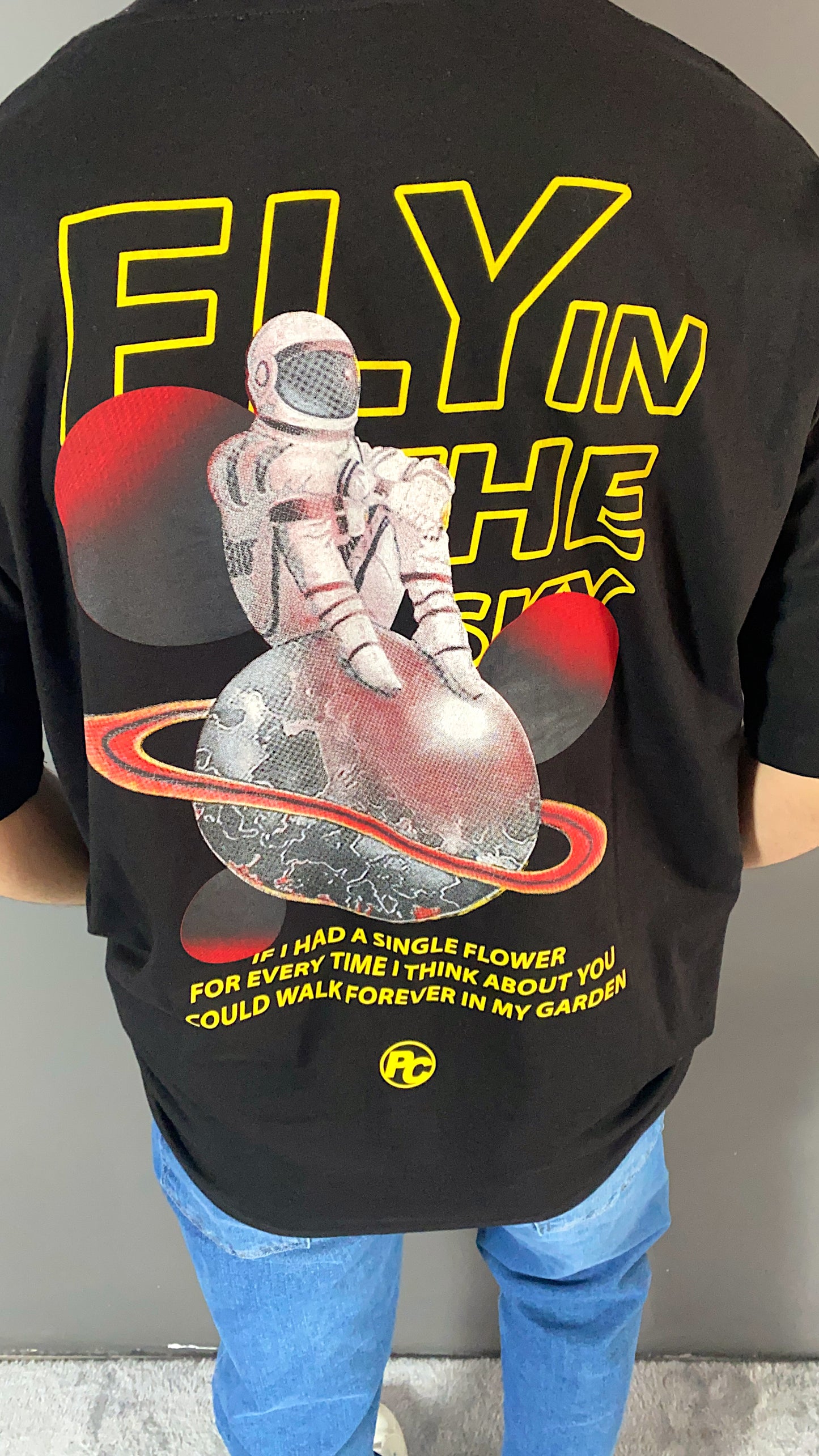 Baskılı Oversize Tshirt