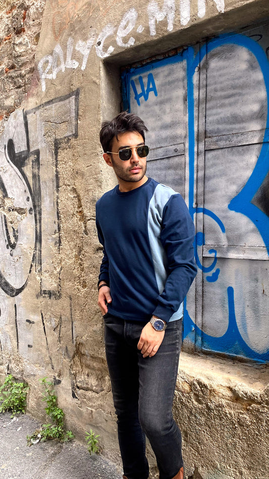 Çizgili Sweatshirt