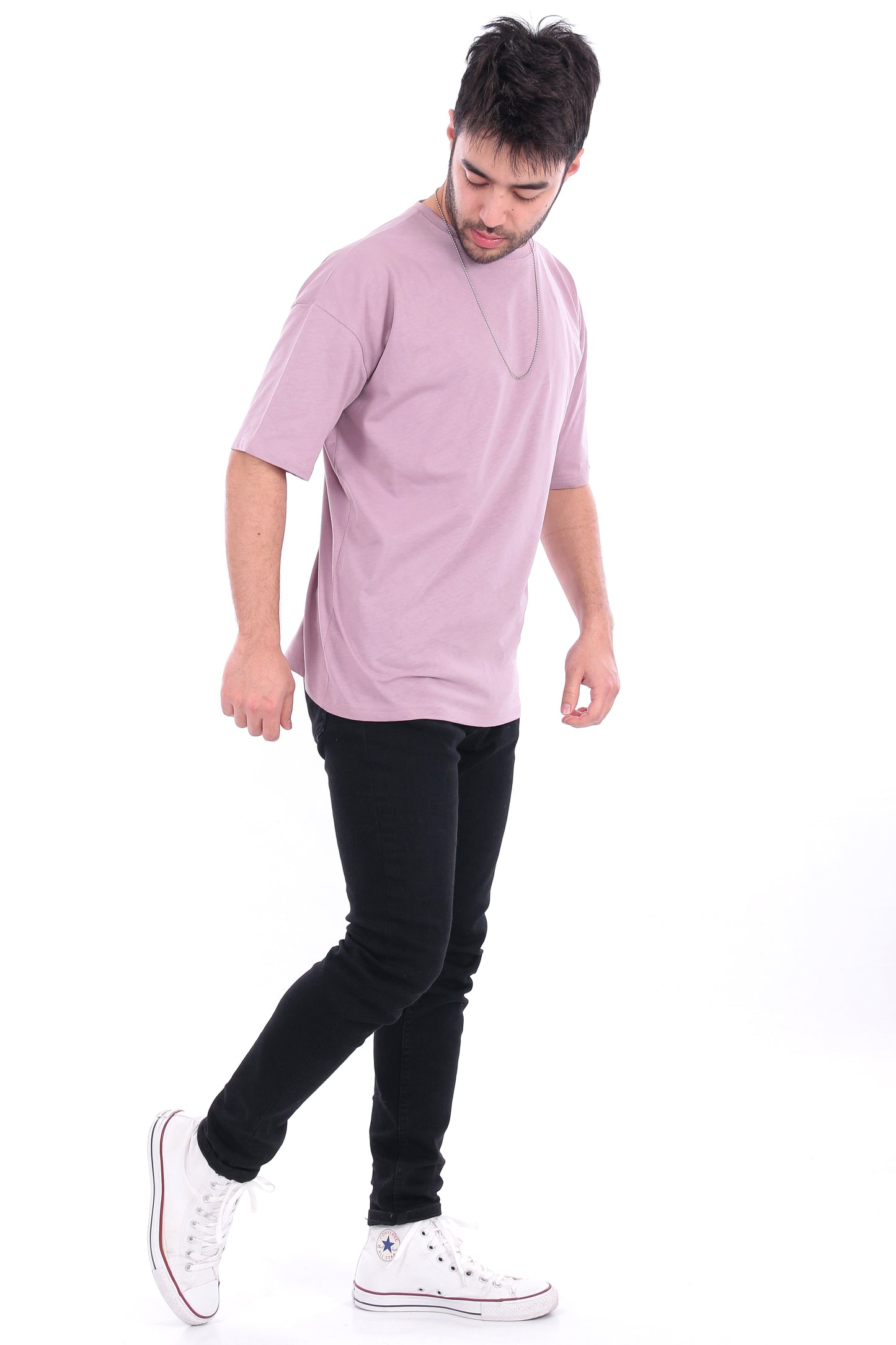 Lila Regular Kalıp Tshirt