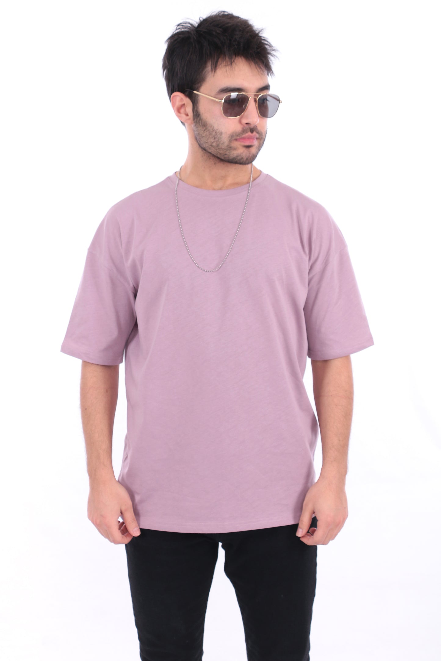Lila Regular Kalıp Tshirt