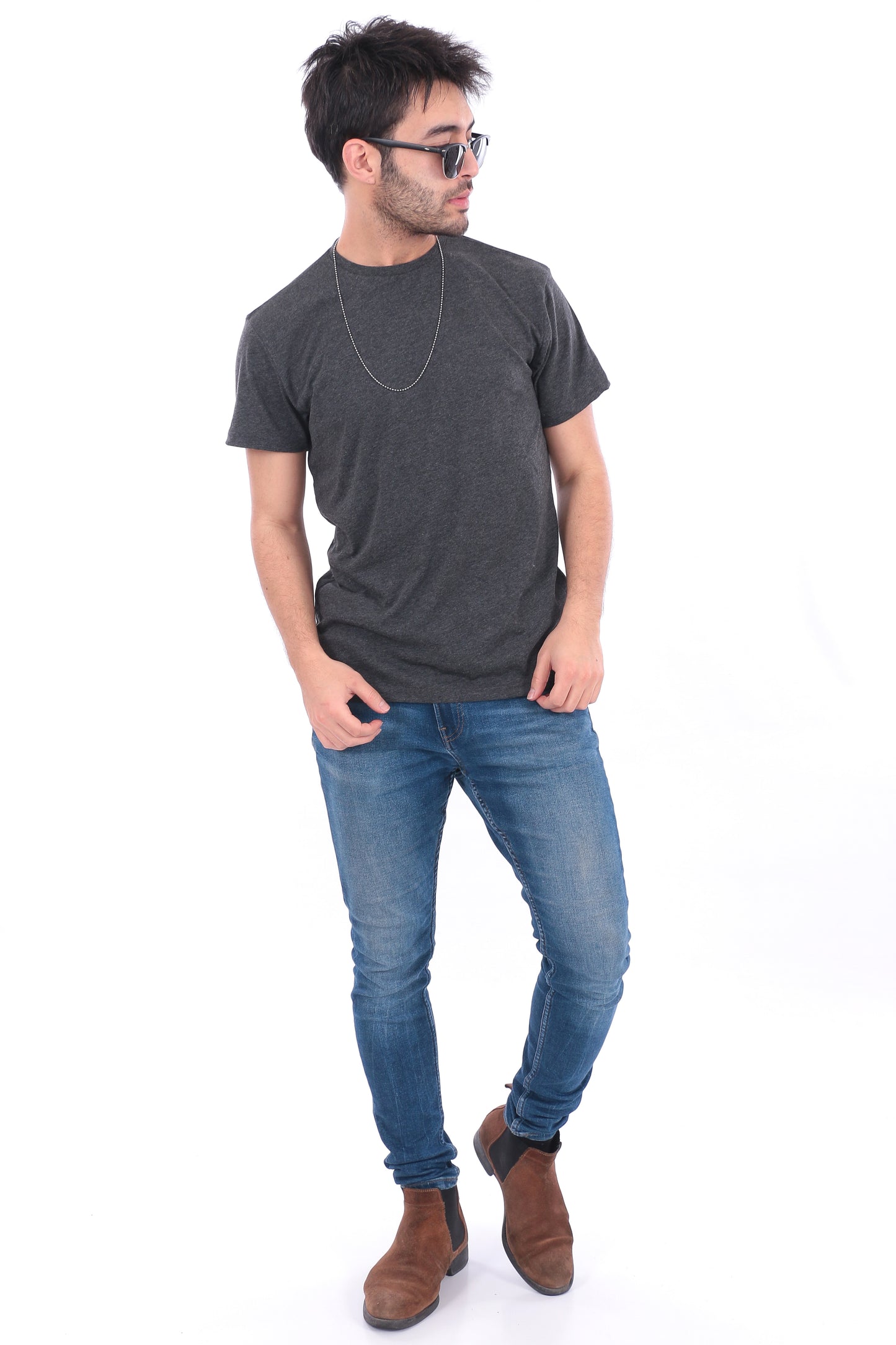 Antrasit Slimfit Tshirt