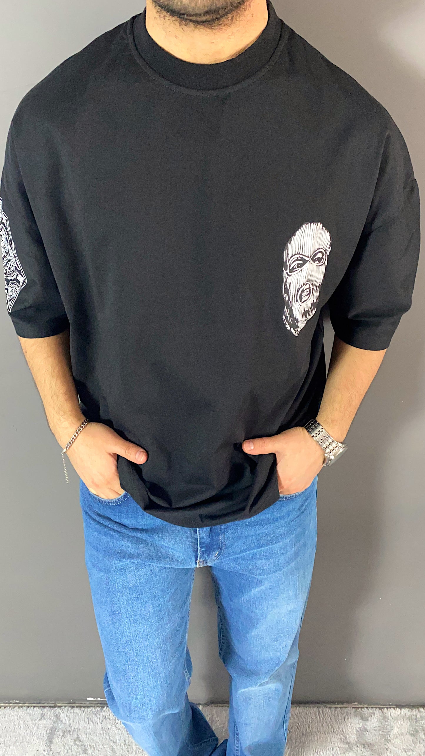 Baskılı Oversize Tshirt