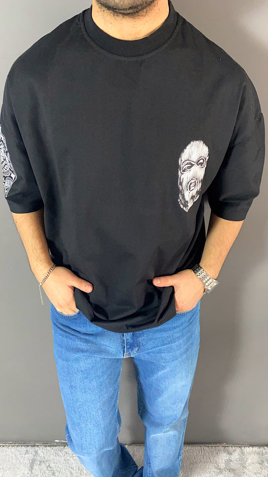 Baskılı Oversize Tshirt
