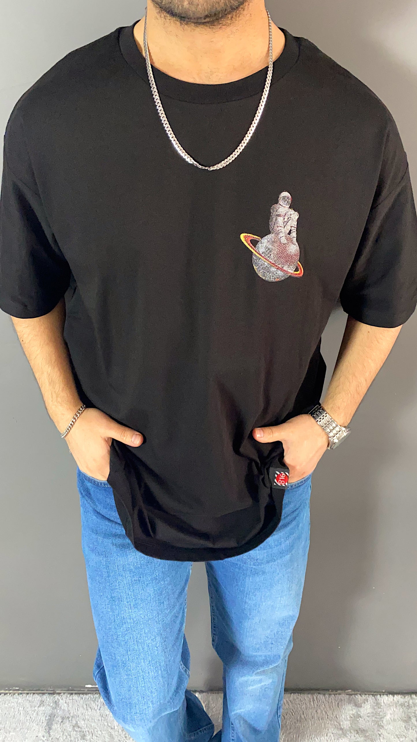 Baskılı Oversize Tshirt